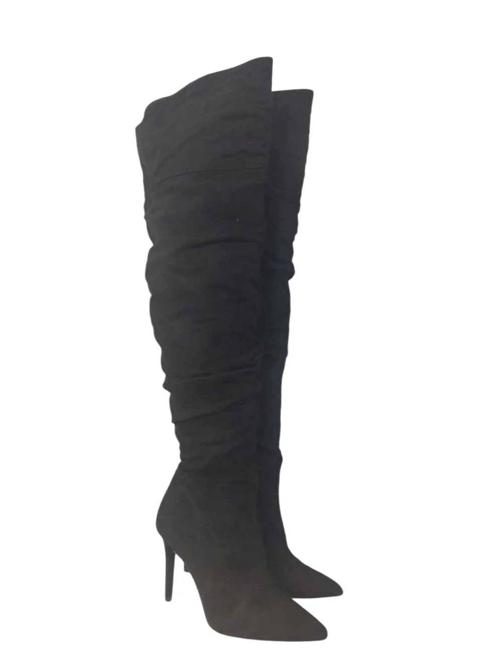 Jessica Simpson Luxella Black Over-the-Knee Stiletto Boots Size 6.5
